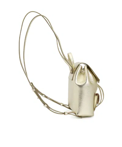 Ferragamo Mini Backpack In Neutral