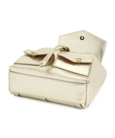 Ferragamo Mini Backpack In Neutral