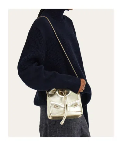 Ferragamo Multipocket Bucket Bag In Pattern