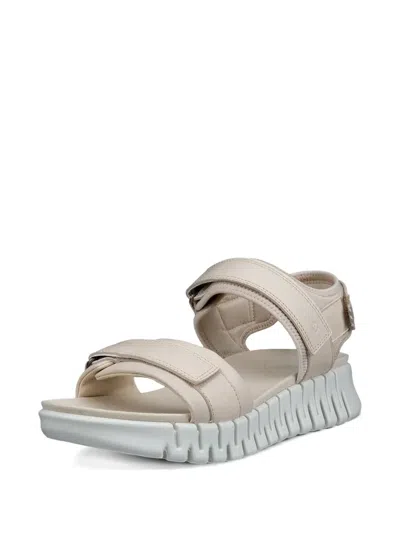 Ecco Touch-strap Sandals In Neutral