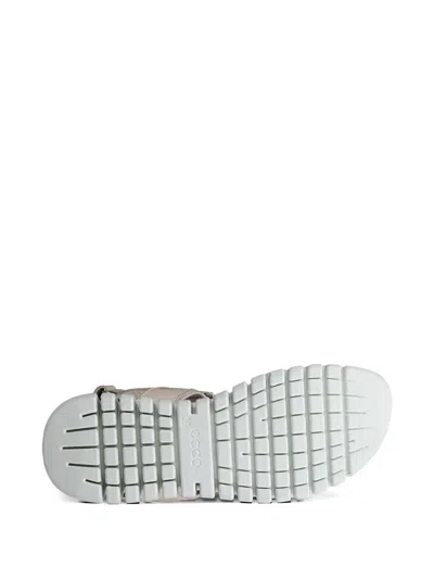 Ecco Touch-strap Sandals In Neutral