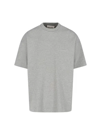 Essentials T-shirt Logo In Gray