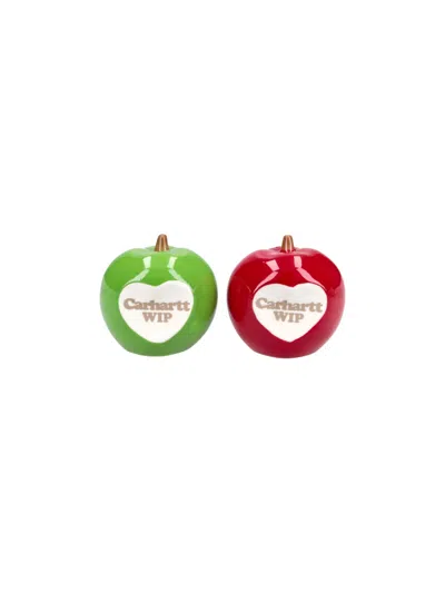 Carhartt Apple-shaped Salt And Pepper Shakers In Multi