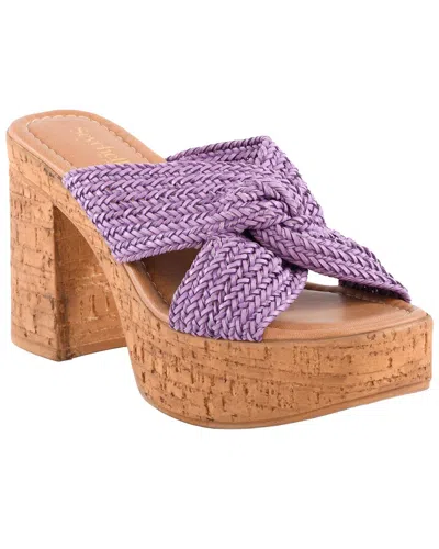 Seychelles Adorned Platform Sandal In Purple