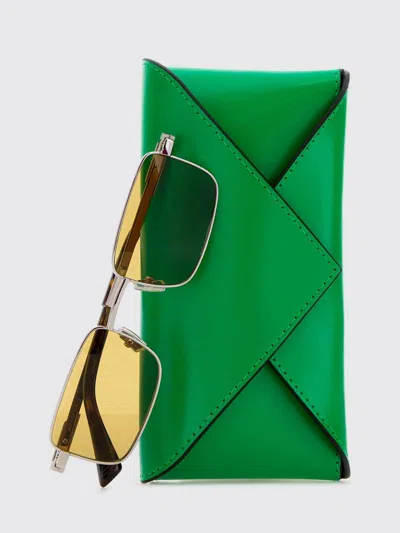 Bottega Veneta Classic Rectangular Sunglasses In Silver
