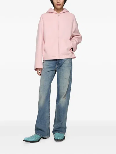 Acne Studios Distressed Regular-fit Jeans In Blue