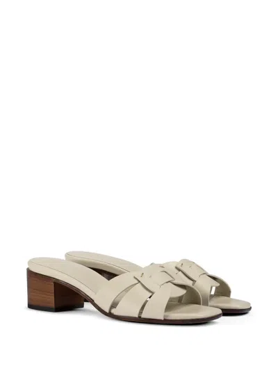 Doucal's Interwoven Leather Sandals In Multi