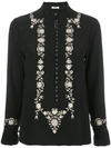 VILSHENKO floral embroidery blouse,DRYCLEANONLY