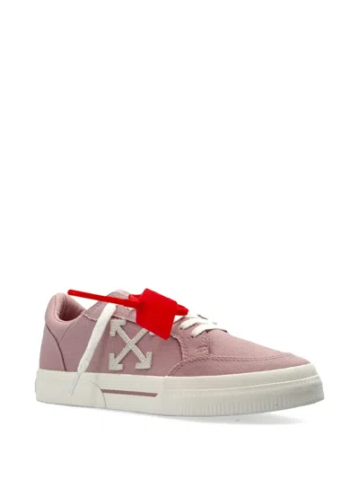 Off-white Vulcanized Sneakers In Pink