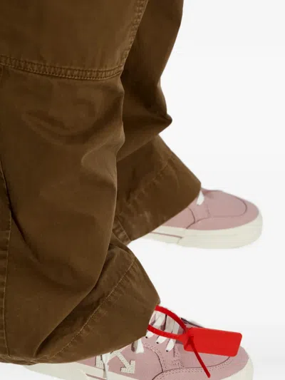 Off-white Vulcanized Sneakers In Pink