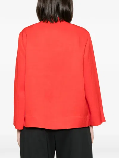 Why Ci Long-sleeves Jacket In Red