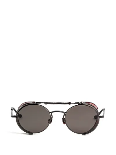 Matsuda Round-frame Side-shield Sunglasses In Multi
