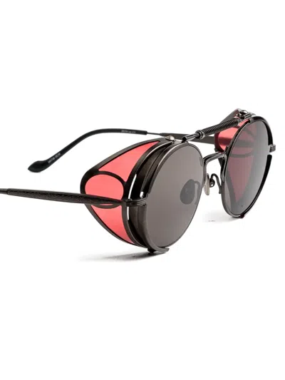 Matsuda Round-frame Side-shield Sunglasses In Multi
