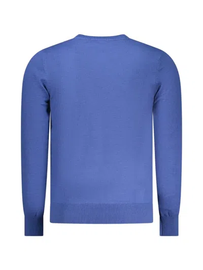 Rifle Blue Polyester Men Sweater In Blue