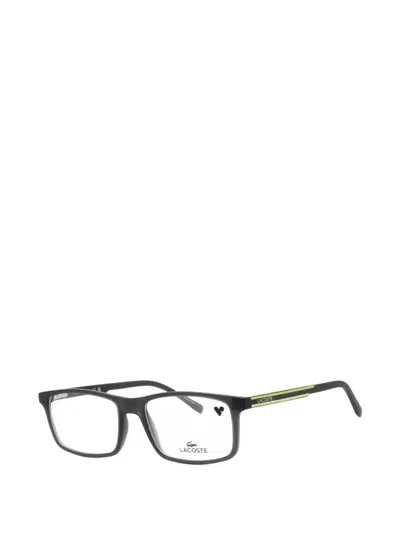 Lacoste Rectangle-frame Glasses In Black