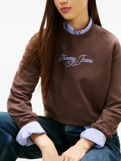 Tommy Jeans ロゴ スウェットシャツ In Brown