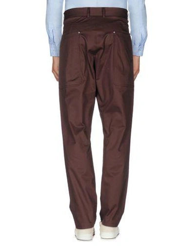 Shop Antonio Marras Casual Pants In Dark Brown