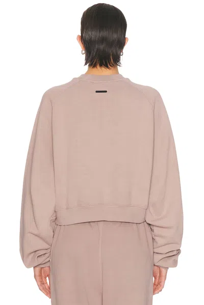 Essentials Logo-print Sweatshirt In Pink