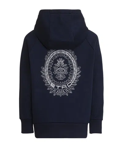 Etro Pegaso-embroidered Hoodie In Black
