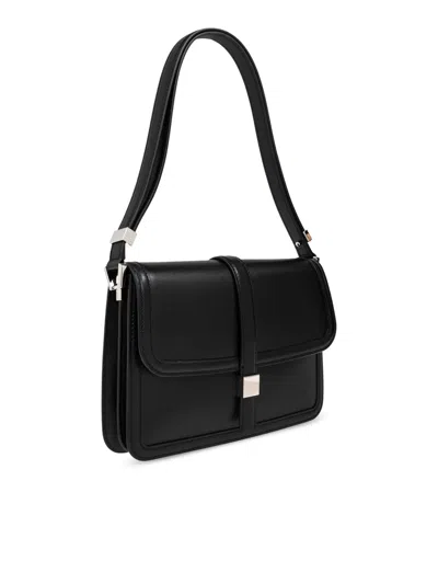 Max Mara Bianca Leather Shoulder Bag In Red