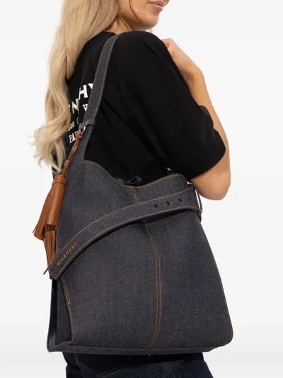 Givenchy Medium Belted Shoulder Bag In White