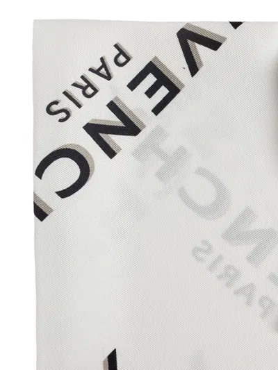 Givenchy Logo Scarf In White