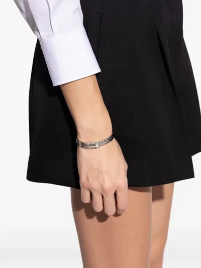 Givenchy Textured Bracelet In Silver