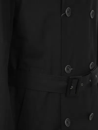 Herno Double-breasted Trench Coat In Multi
