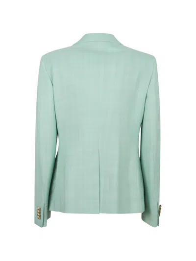 Tagliatore Double-breasted Slub-texture Blazer In Multi