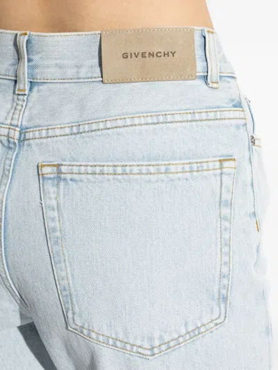 Givenchy Light-blue Denim Trousers In Blue