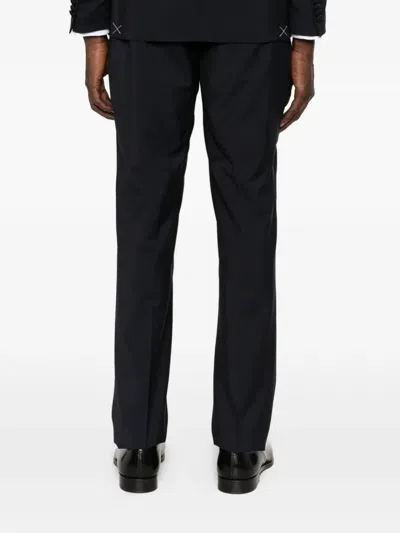 Corneliani Peak-lapel Single-breasted Suit In Black