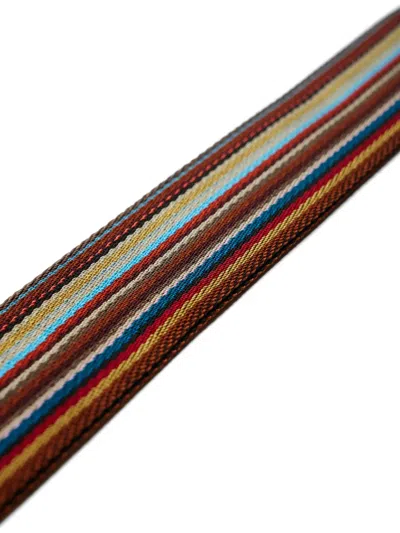 Paul Smith Signature Stripe Shoulder Strap In Multi