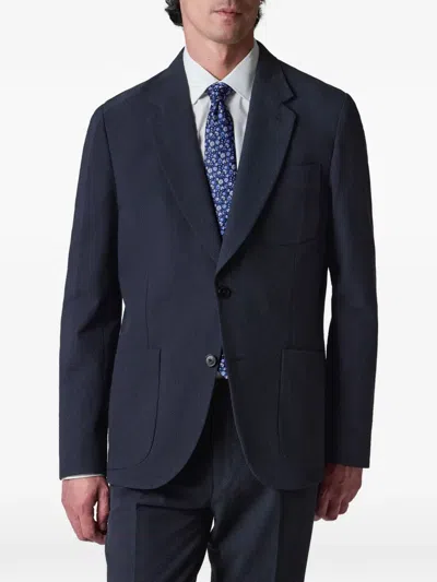Paul Smith Single-breasted Blazer In Blue