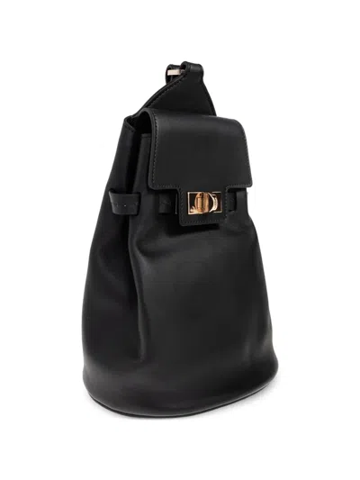 Max Mara Margaux Backpack In Black
