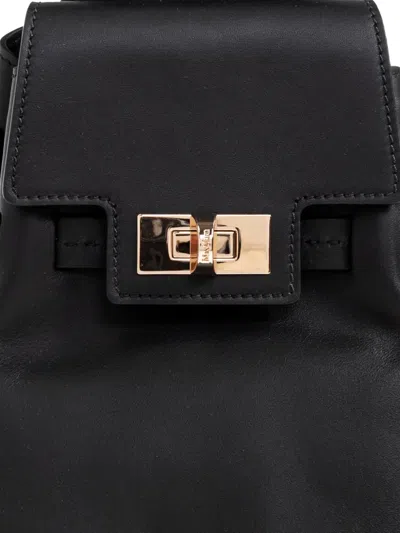 Max Mara Margaux Backpack In Black