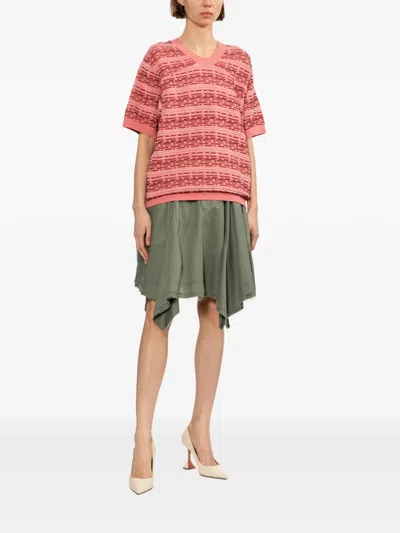 Ader Error Patterned Short-sleeves Top In Multi