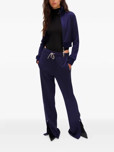 Area Cropped Track Jacket In Multi
