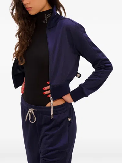 Area Cropped Track Jacket In Multi