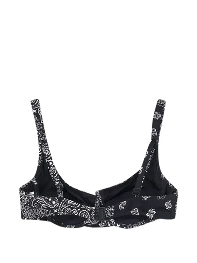 Mc2 Saint Barth Bandana-print Underwired Bikini Top In Multi