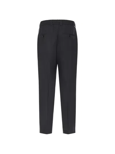 Be Able Sandy Wool Blend Trousers In Black
