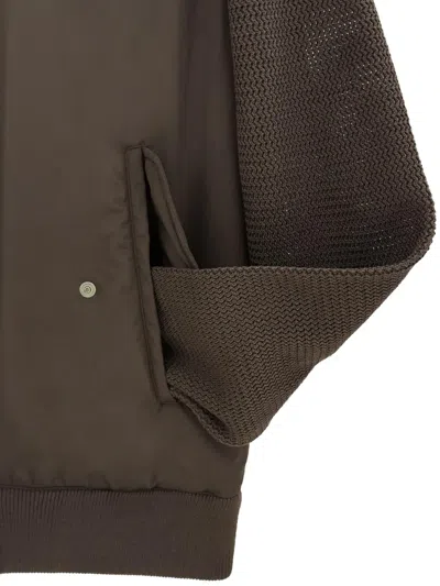 Herno Panelled Cardigan In Multi