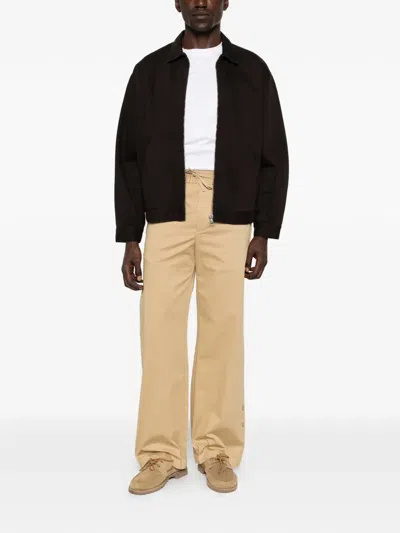 Fiorucci Drawstring Buttoned Trousers In Pink