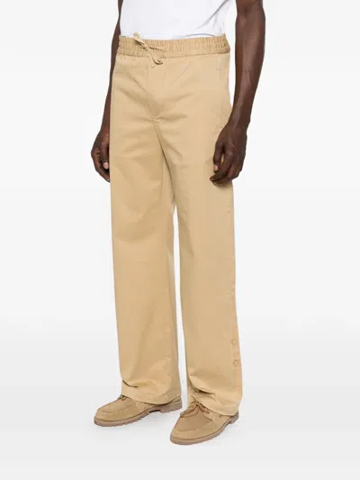 Fiorucci Drawstring Buttoned Trousers In Pink