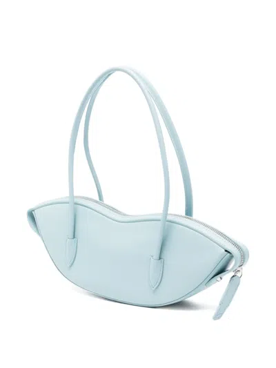 Fiorucci Lips Shoulder Bag In Blue