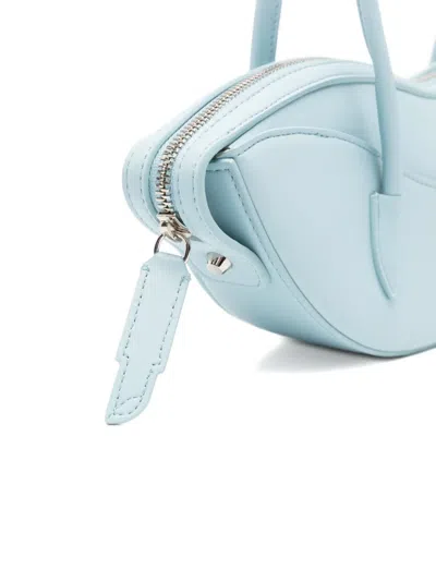 Fiorucci Lips Shoulder Bag In Blue