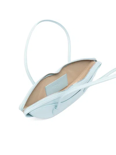 Fiorucci Lips Shoulder Bag In Blue