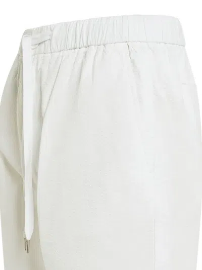 Sun 68 Drawstring Shorts In White