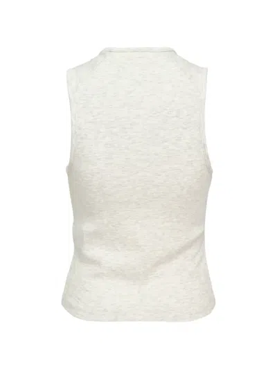 Essentials Logo-patch Ribbed Tank Top In Multi