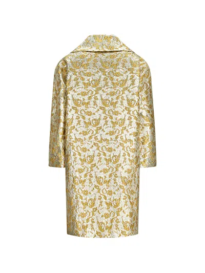 Des_phemmes Cocoon Coat In Multi