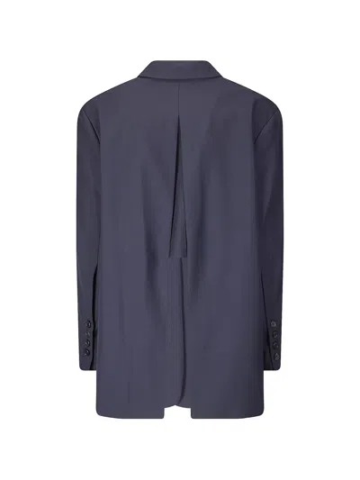La Piscine Split Blazer In Blue
